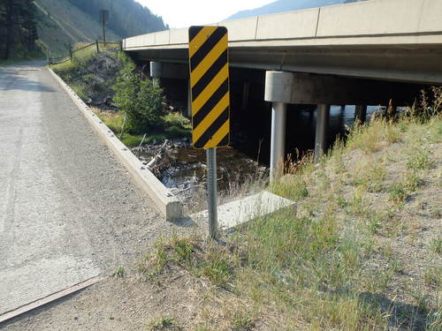 GDMBR: Pedaling parallel to the Interstate Highway (I-15)s.